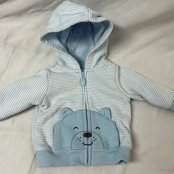 Carter's - full zip baby hoodie. Size 3 months - Picture 1 of 3
